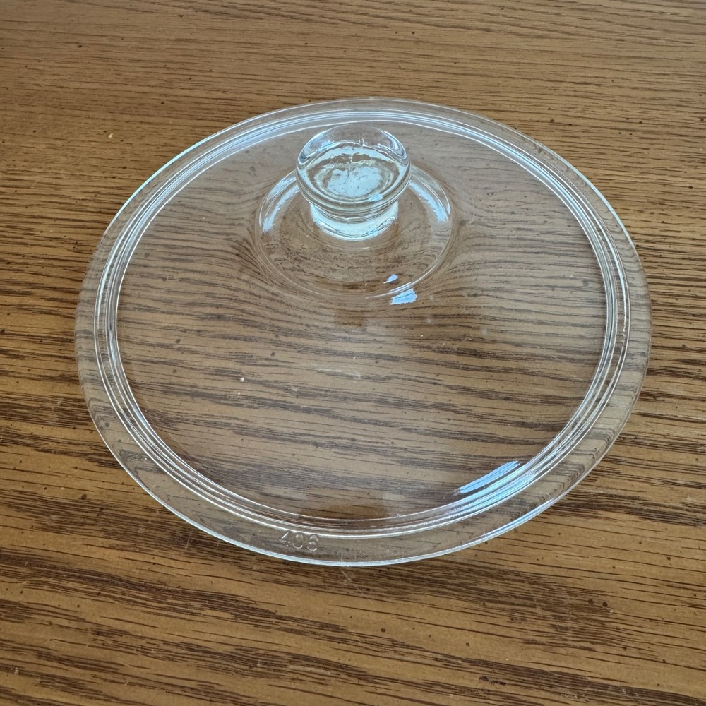Pyrex 406 Clear Glass Pot Lid‎ Replacement Knob Handle